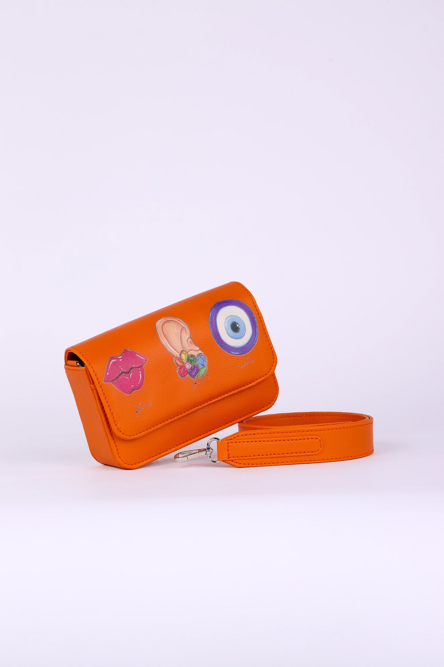 EYE EAR LIPS CROSS BAG