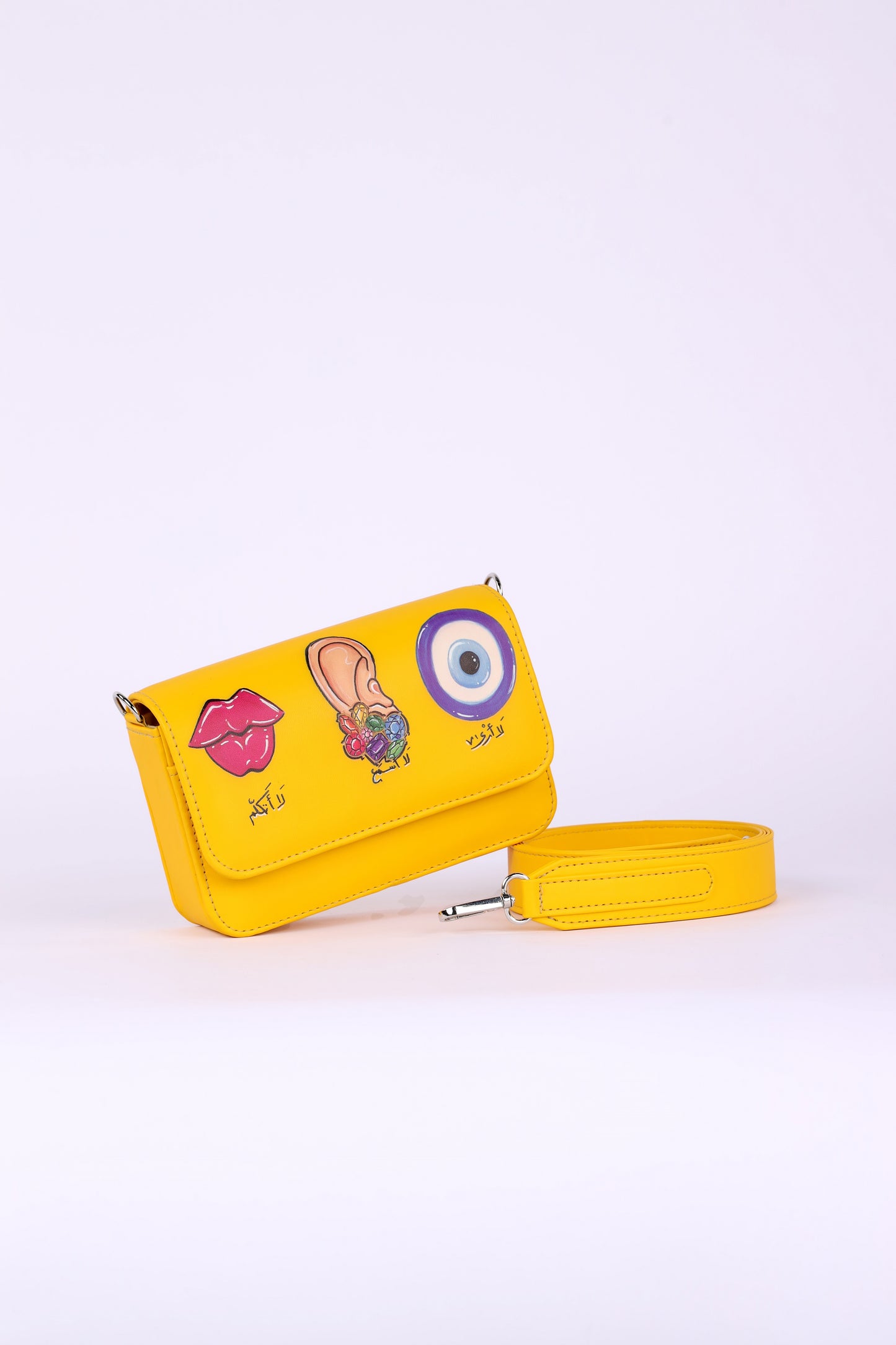 EYE EAR LIPS CROSS BAG