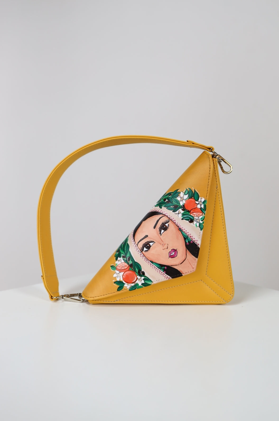 Artistic orange blossom lady